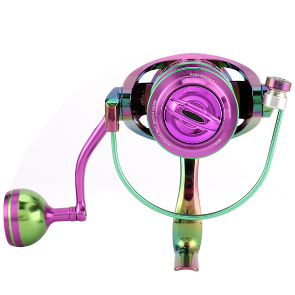 Antikorrosions Metal Spinning Reel 9+1BB Venstre Højre Udskiftelig Høj Hastighed Fiskehjul (5000)