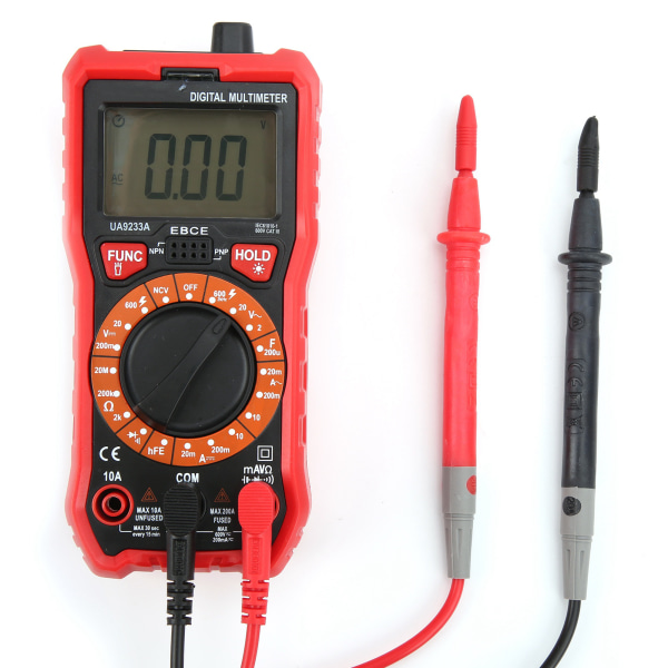 Digital multimeter UA9233A bärbar spänning och kapacitansmätare för elektriker
