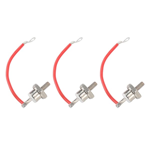 3 stk. ZX70 12 Diode Rustforebyggelse Stabil Ydeevne 70A Diode med Ledning til Motorstyring Positiv Rød Ledning