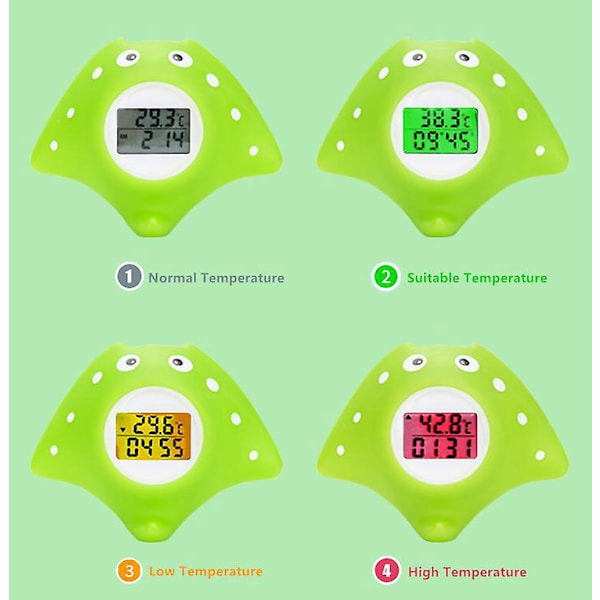 Baby Badetermometer - Opgraderet Sensor til Præcis og Sikker Babybadetemperatur