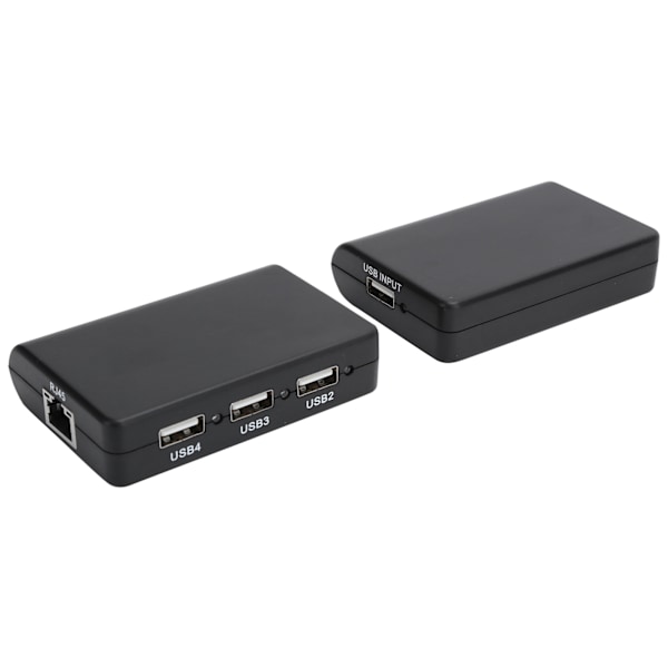Nettverksutvider for RJ45 T568b 480 mbps Hub Adapter USB2.0 Splitter Box 100-240V 100MUK Plugg