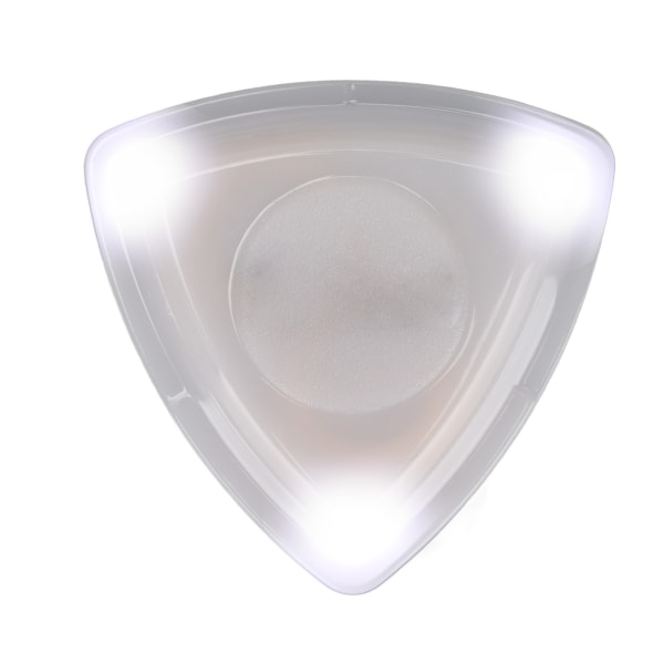 Højfølsomt LED-lys Guitar Pick med glødende hvid erstatning White
