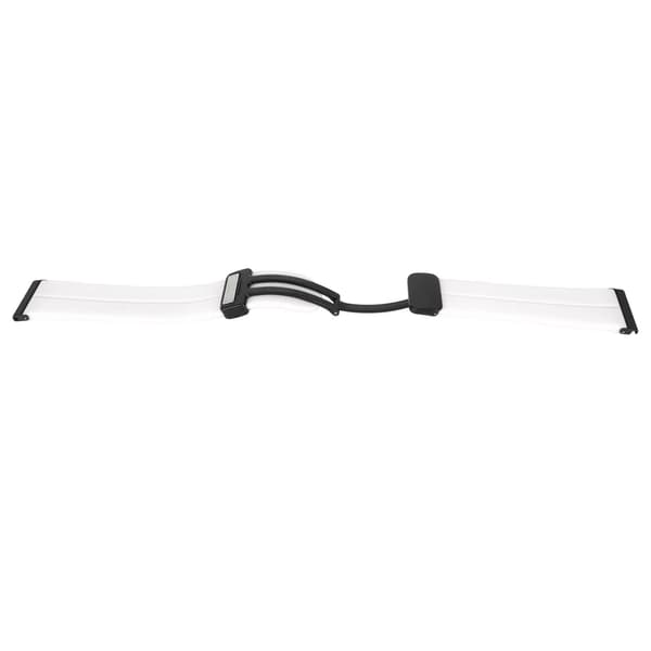 Silikonband Quick Release Sportklockarmband med 24 mm magnetiskt fällbart spänne Passar Suunto 7 9 D5i Vit