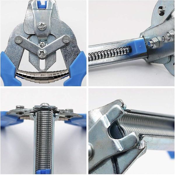 Blue Hog Ring Clip ja 600 M Clips set lintuhäkin ja metalliaidan asennukseen