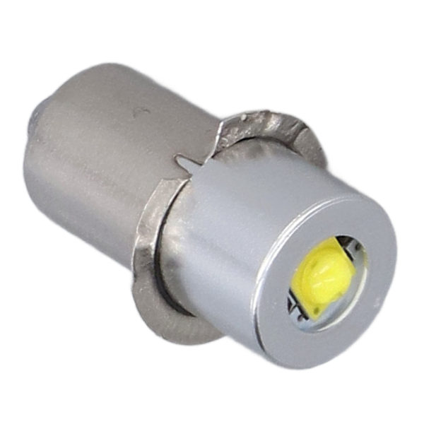LED-lampa Hög ljusstyrka vitt ljus 3V 3W Lång livslängd Ficklampa ersättningslampa