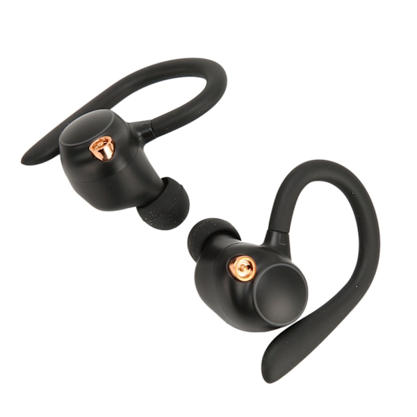 Bluetooth 5.3 -nappikuulokkeet Stereo IPX7 vedenpitävä kohinanvaimennus, matala latenssi HD-korvakoukku HiFi langaton nappikuuloke urheilutyöhön