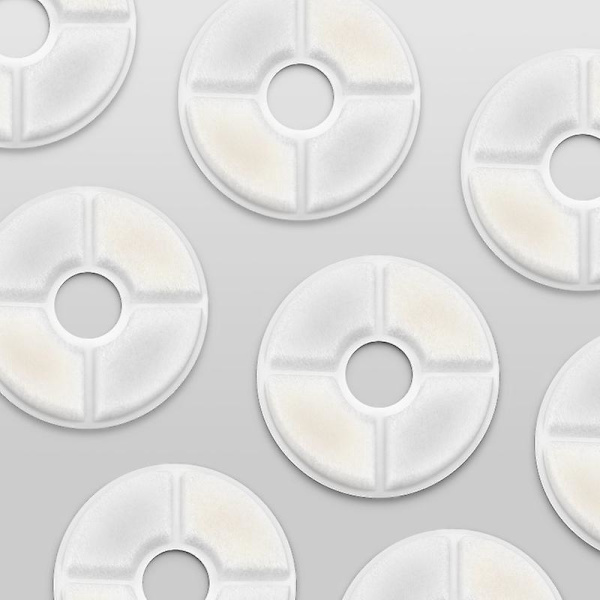 8-pakks erstatningsfiltre med 4-pakks forfiltre - Trippel filtreringssystem