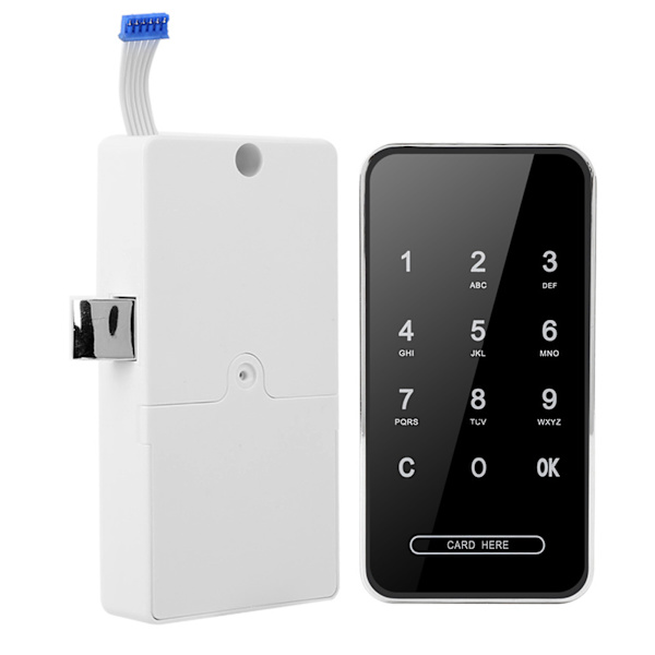 Elektroninen salasanakorttilukko RFID Smart Keyless -kosketusnäyttö arkistokenkäkaappiin LockerSilver RFID-rannekoru