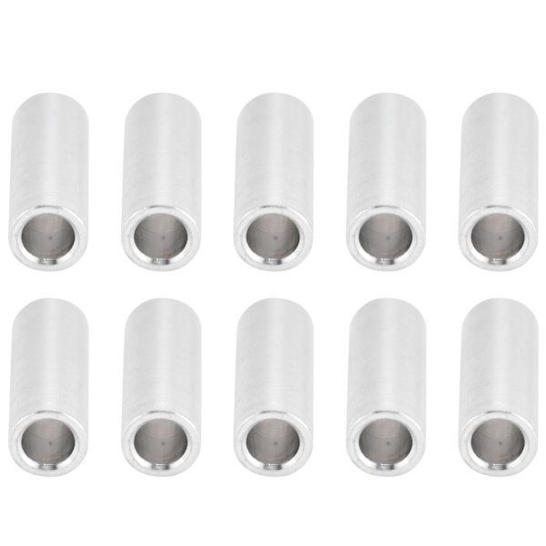 10 st Rund distanshållare aluminiumlegering ogängad fristående stödbeslag 6 mm Ytterdiameter Lång 16 mm