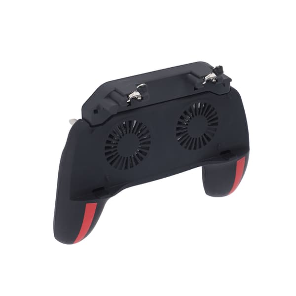 Mobil Spilcontroller med Køleblæser - Stille Drift, Spilgreb, Gamepad, Mobilcontroller Udløser til Telefon H10 Radiator Stik