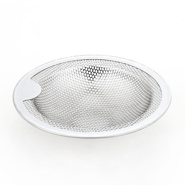 Rostfritt Stål Diskhonssil - 2-pack, Tjock Design, Förhindrar Igensättning, Perfekt för Badrum och Kökshoar