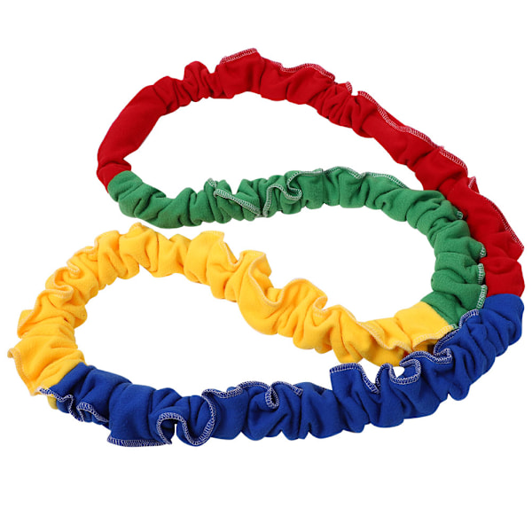 Utomhussportsleksak elasticitet rep gummiband cirkel löpning push-spel sensorisk integration