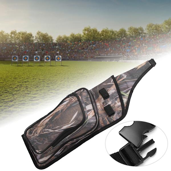 Bærbar 600D Oxford Cloth Bueskydning Quiver Arrow Holder Pouch Enkelt skuldertaske Jagtskydning tilbehør2# camouflage