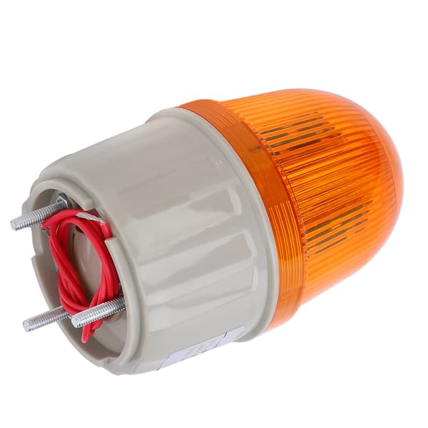 BERM Hätävaroitusvalo ABS LED Äänihälytys Tehtaille BEM-2071J DC24V 5W Keltainen