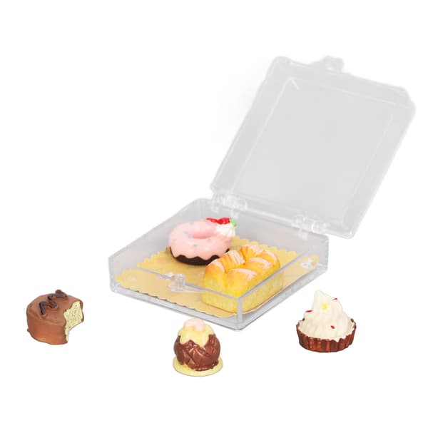 1:12 Dockhus Miniatyr Desserts Set Hög Simulering Liten Bärbar Dockhus Miniatyr Mat för 1:12 Dockhus Presenter Typ A