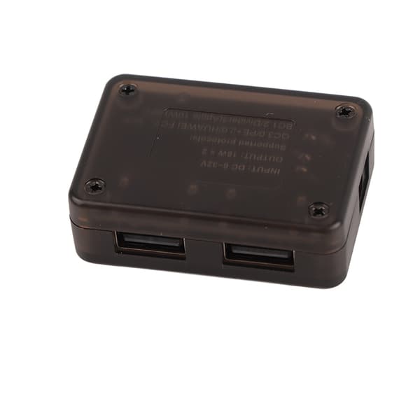 12V 24V til for QC3.0 DC‑DC Nedtrappings Dobbel USB Hurtiglading Buck Modul