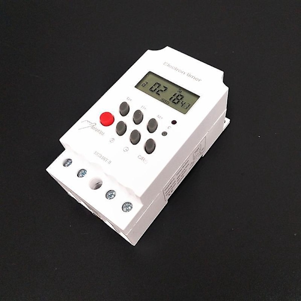 Mikrodator 1Min till 168H Programmerbar Timer Energibesparande 0.5s Fel Digital Tidsbrytare för Industriella Applikationer, 220V