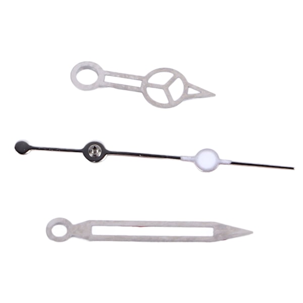 3 st Luminous Watch Hands för 3135 Rörelse Metall Timme Minut Sekund Watch Pointer för Watch Movement Reparation Modifikation Delar 116622 Röd
