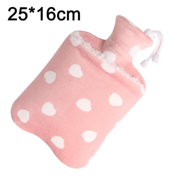 CozyCover Varmtvannsflaske Rosa kjærlighet medium