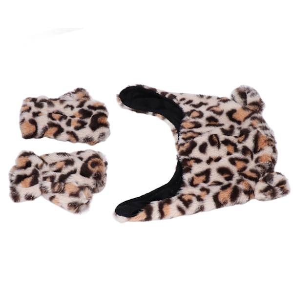 Baby Hat Gloves Set Mjuk Bekväm Dubbelskiktsdesign Söt Utsökt Kläder Tillbehör