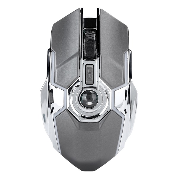 T30 Gaming Mouse 2.4G Trådlös Laddning Mekanisk Färgglad Bakgrundsbelysning Spelmus Järngrå