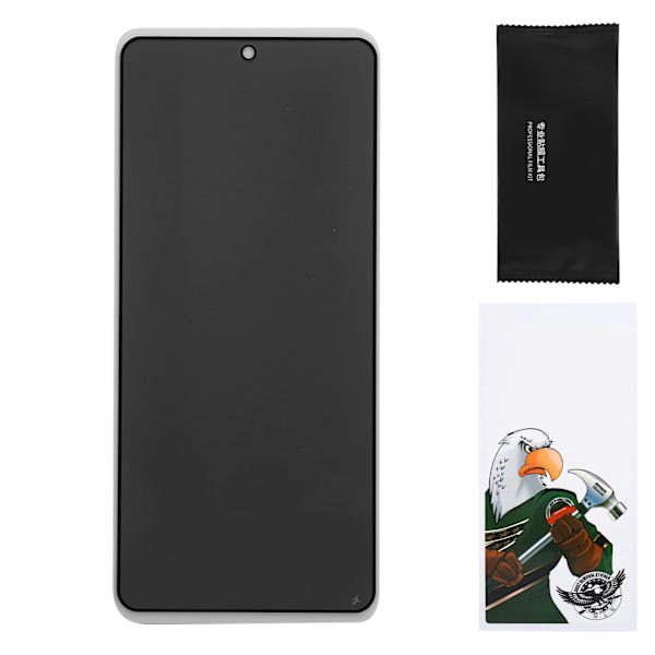9H Härdat Glas Anti-Peep Skärmskydd Mobiltelefon Skärmskydd för iQOO 7
