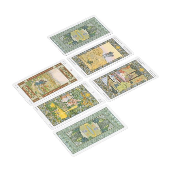 78 st klassiska tarotkort belagda papper spådomsdäck framtidsberättande spel för vuxna