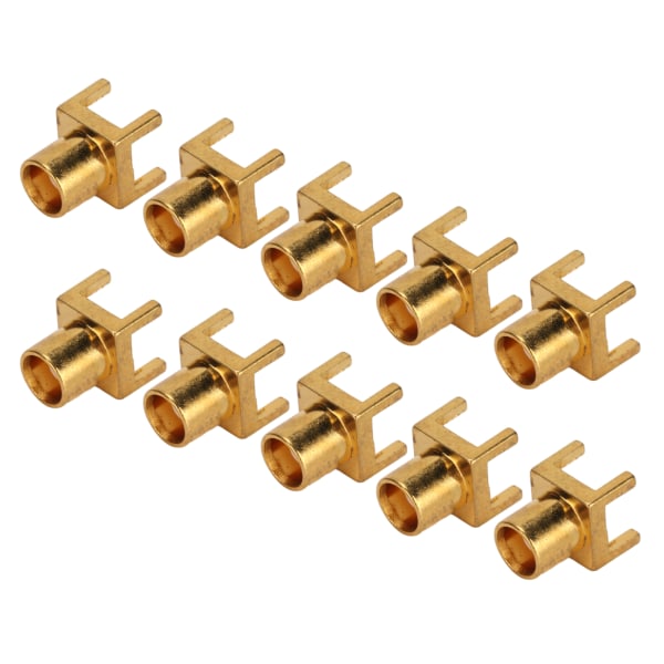 10 STK MCX-sokkel PCB-loddebrett endekontakter 4-pins hunnkontakt OFC-materiale 50 ohm