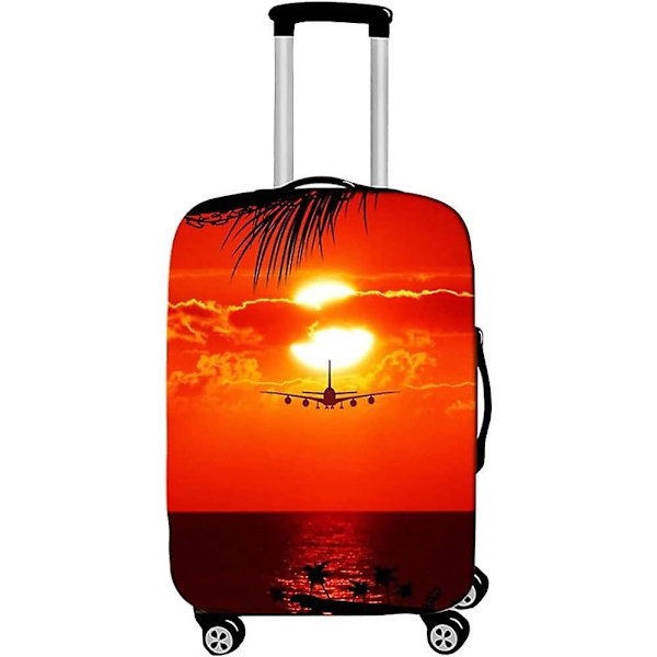 Printed tvättbart polyester cover för 22-28 tums bagage