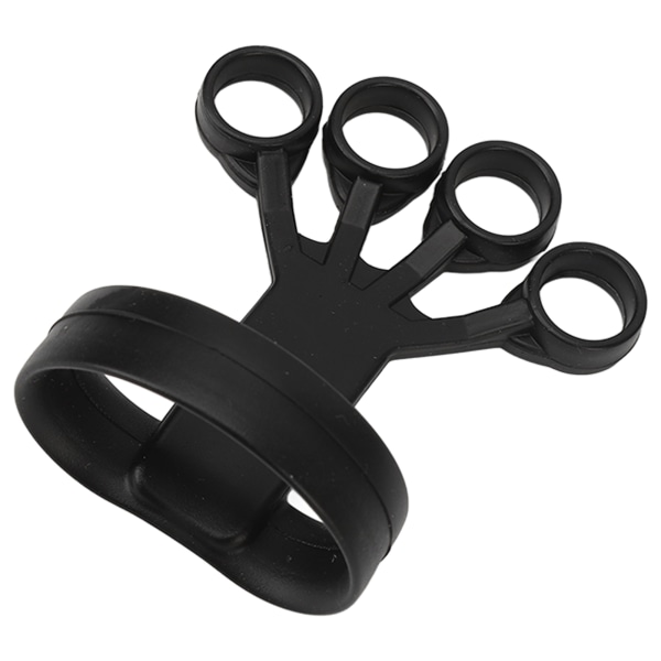 Finger Training Exerciser 4 Fingers Silikon Grip Styrka Finger Exerciser för bergsklättring Fitness Training Svart 5kg / 11lb