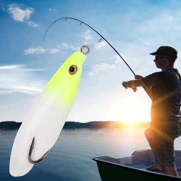 8.5CM 12.7G PVC Forstærket Blodrillekrog Kunstig Blød Simulationsfiskelokkemiddel Tilbehør2#