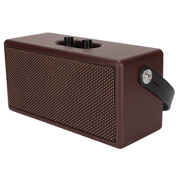 Bluetooth-högtalare, bärbar retro trådlös Bluetooth-högtalare för hem, resor, utomhus, brun