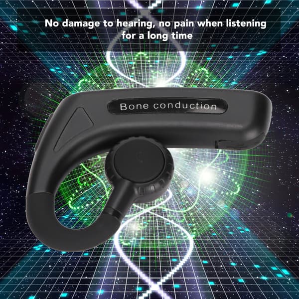 Bluetooth Bone Conduction Ørepropper Stereo Bluetooth 5.0 Multifunktionelt Håndfrit Trådløst Ørestykke til Døve