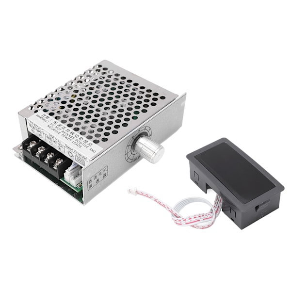DC-motorregulator Mjukstart och stopp PWM-motorvarvtalsregulator med digital displaypanel DC12‑80V