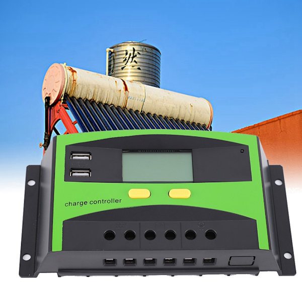 30A LCD-solcellsladdningsregulator 12V/24V PWM solcellsladdningsregulator