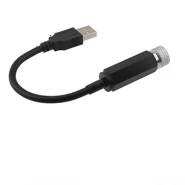 USB Mini Stjerneprojeksjonslys - Slitesterkt LED nattlys for festivaler, bildekorasjon - Romantiske USB-lys (1 stk)