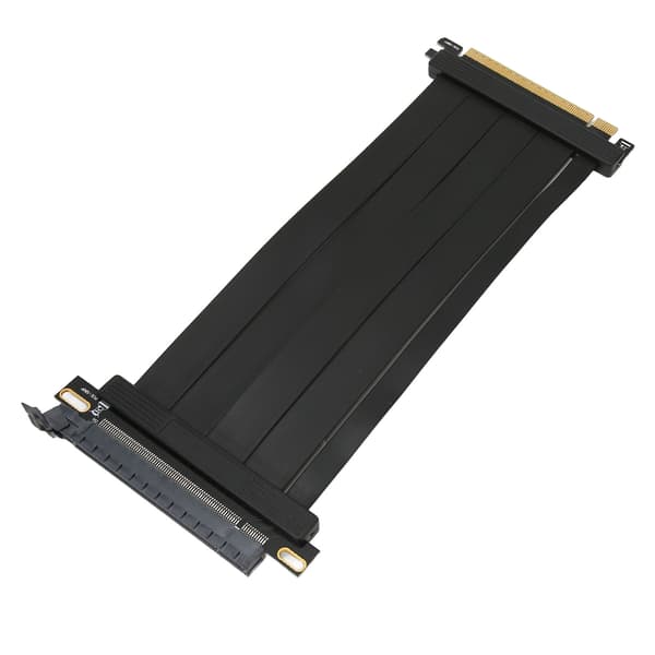 GPU PCIE 4.0 Riser-kabel X16 Høyhastighets flat linje 180 grader 20 cm for RTX3090 RTX3080 RTX3070 RTX3060TI