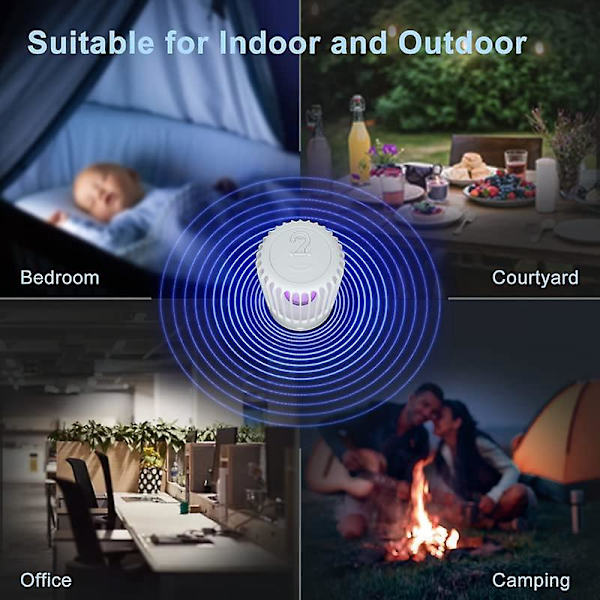 Ladattava sähköinen Mosquito Killer -lamppu USB:llä, tehokas Mosquito Killer -lamppu