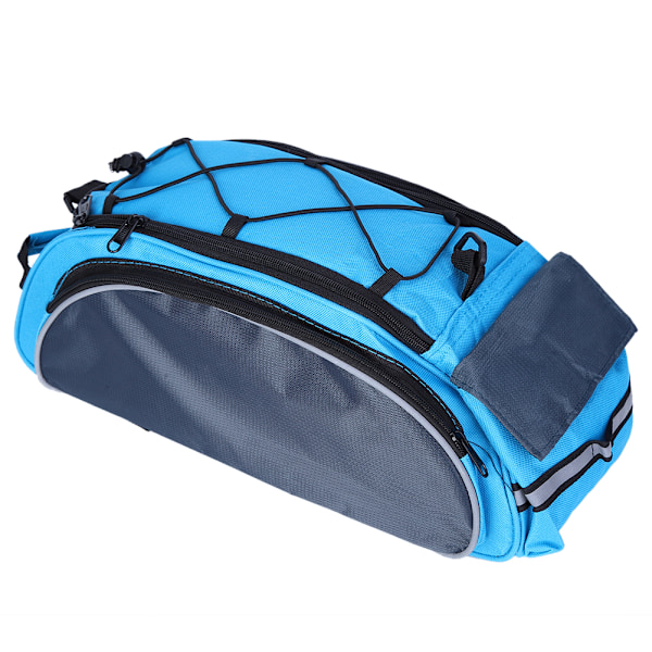 Cykelställ i nylon för mountainbike, bagagehylla bak, paket, bagage, gråblå