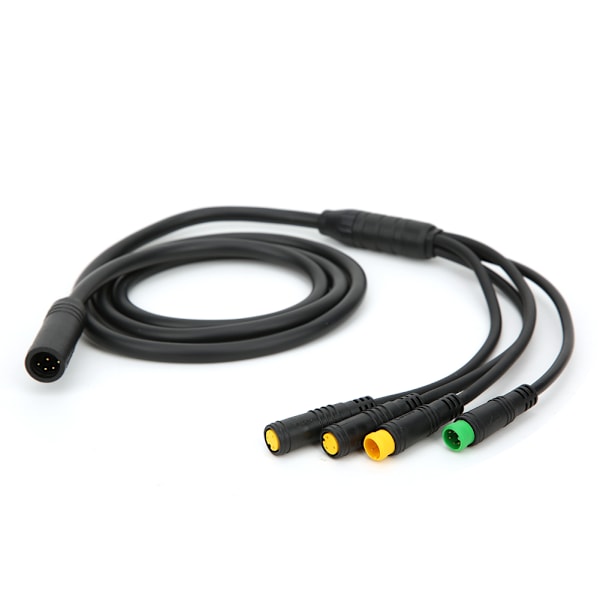 1 för 4 Universal Mid Motor Förlängningssladd Vattentät Kabeltillbehör för BBS01/02