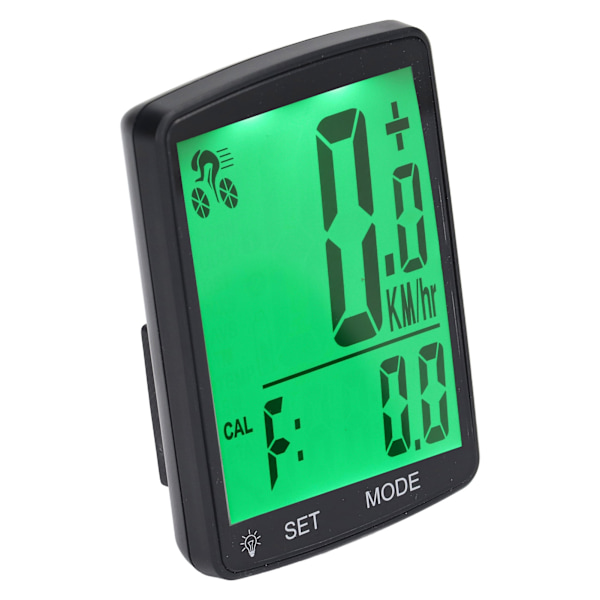Cykelcomputer med hastigheds- og kadencesensor, 2,8 tommer LCD-display, trådløs cykelcomputer