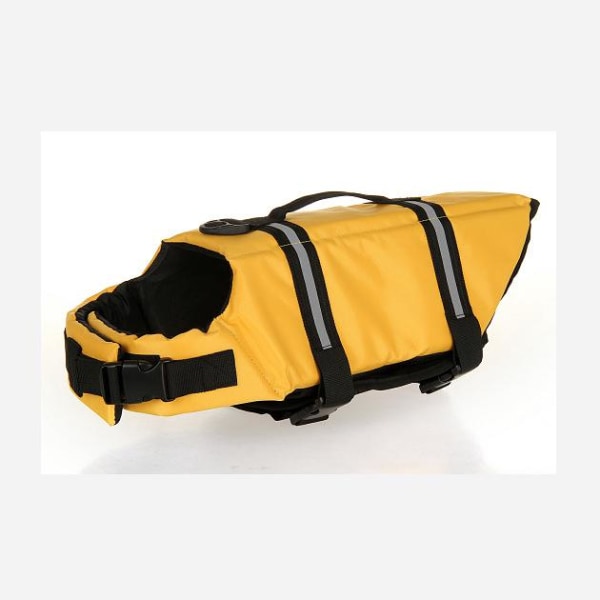 (vihreä M) Koiran pelastusliivi - heijastava koiran pelastusliivi maksimaaliseen turvallisuuteen vedessä ja sen lähellä uidessa