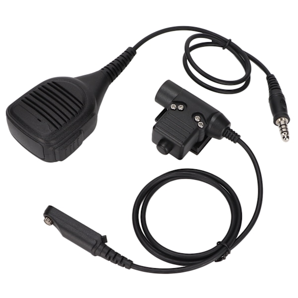 Handmikrofon U94 PTT 7,1 mm Handmikrofon med U94 PTT för Baofeng UV9R PLUS UVXR BF9700