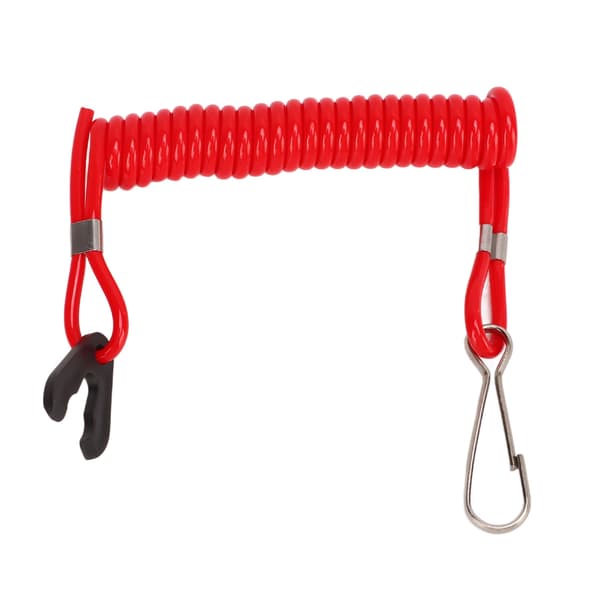 Bådmotor Stopknap Sikkerhedslås Snøre Lanyard til Udenbordsmotor Dele