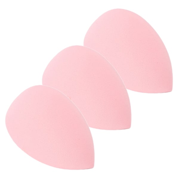 FOCALLURE 3 stk bærbart mykt pulverpust Våttørt Dual Use Makeup Puff-sett FA136 #3 (rosa)