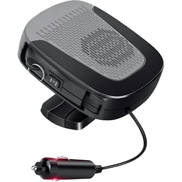 Bilvarmeblæser, 12 V 150 W bil-vintervarmer, justerbar afrimer, elektrisk bilvarmer, blæservarmer, forrude, afrimer -JRzd
