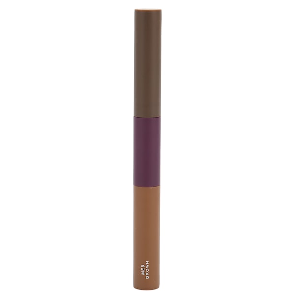 Hårlinjepulver Stick Root Concealer Engångs Dubbelsidig Grå Hårfärgpen Medium Mörkbrun 6g