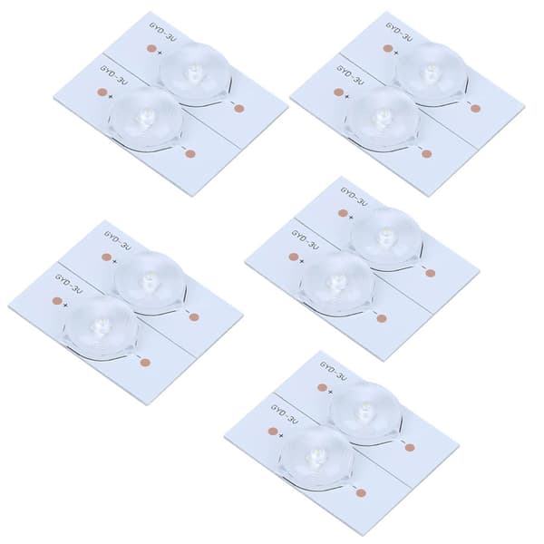 3V SMD Lampeperler Glasfiberplade med Optisk Linsefilter til TV-reparation 20 STK