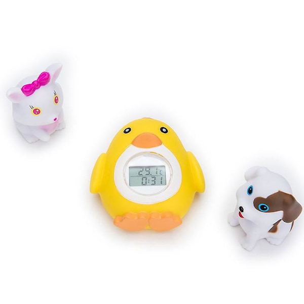 Baby Elektronisk Bade Termometer Kyllingeform Baby Termometer 9.2x8.6x3.2cm