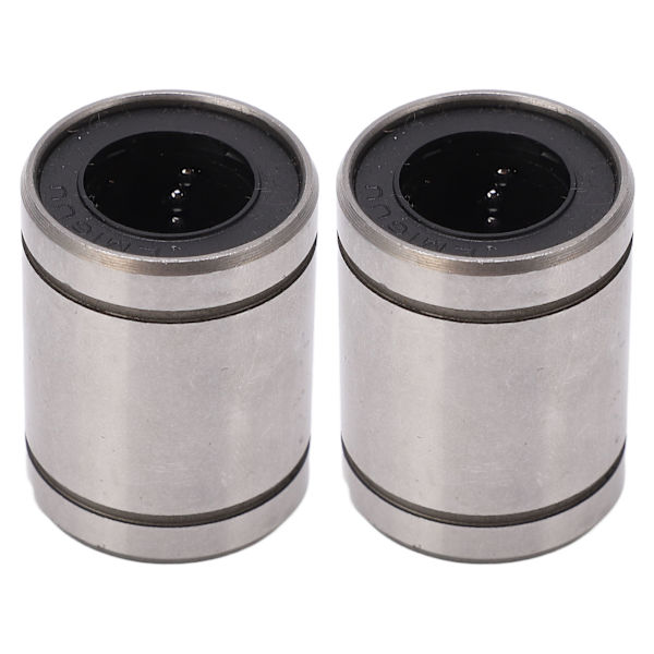 2 st cylindriska linjära rörelsekullager ID 16 mm OD 28 mm LM16UU för CNC 3D-skrivare